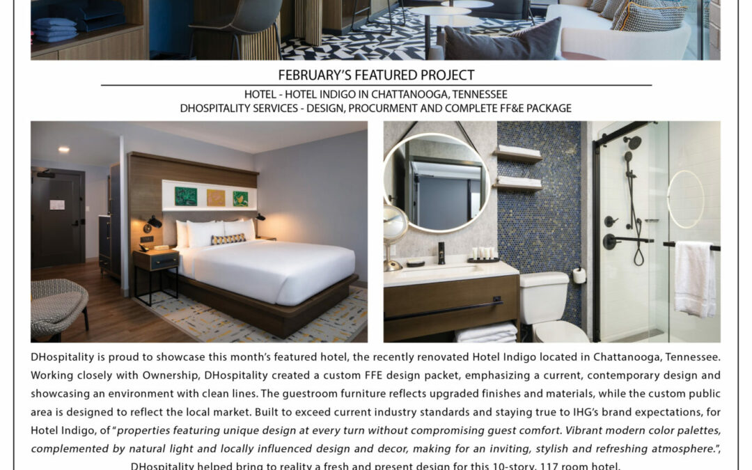 February Featured Project – Hotel Indigo, Chattanooga, TN